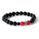 Goals Mala with Black Onyx and Red Coral.