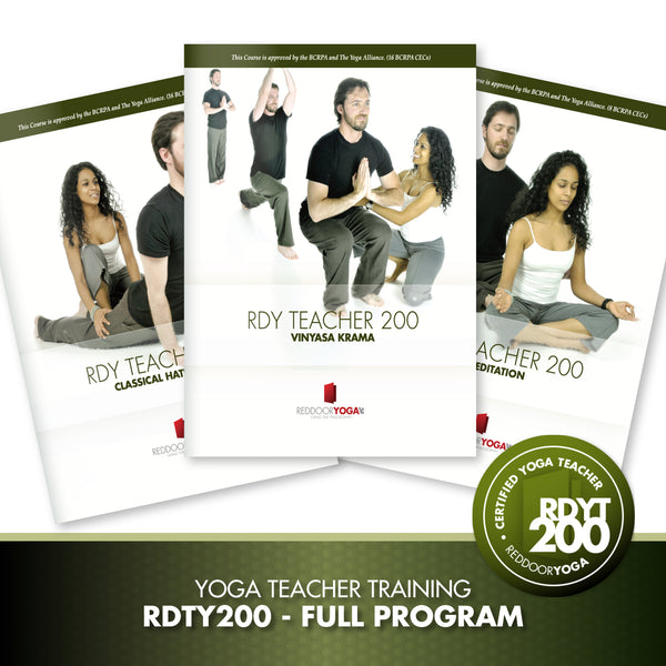Red Door Yoga Teacher Training manuals for the full 200-hour Yoga Training.