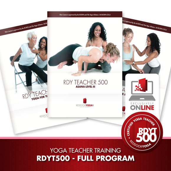 Red Door Yoga 500 Hour Yoga Teacher Training Full Program Manuals.